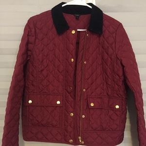 J. Crew quilted fall jacket